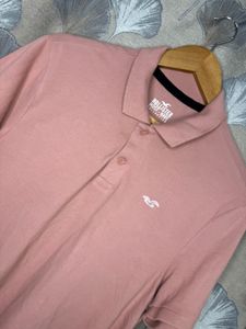 Hollister Pink Polo Tshirt