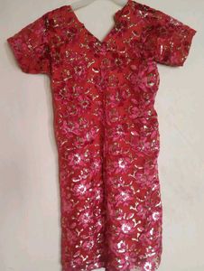 beautiful  kurti with salwar dupatta 💞