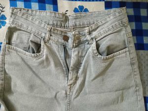 Solid Charcoal Grey Jeans