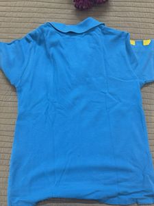 Blue Polo Ralph Lauren T-Shirt with Yellow Logo
