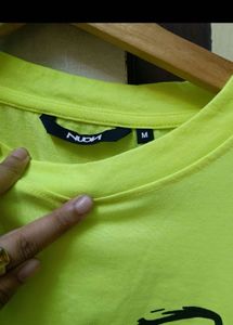 Neon 'Savage' Crop Top