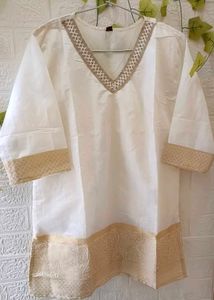 New Silk Short Kurta
