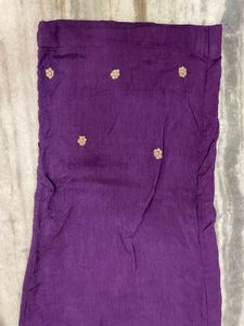 Elegant Purple Embroidered Kurta Set