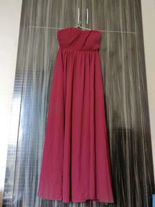 Elegant Strapless Maxi Dress
