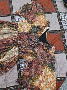 Bohemian Patchwork Maxi Dress