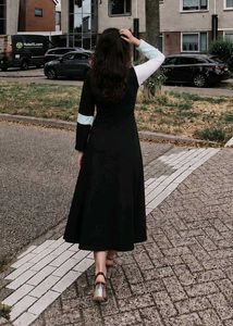 Color Block Midi Dress With Free Gift 🎁