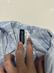 Striped Button-Up Shirt