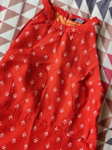 Indya Orange Bandhani Set