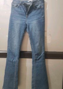 Blue Flare Jeans