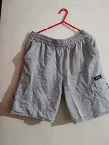 Men's Grey Cargo Shorts