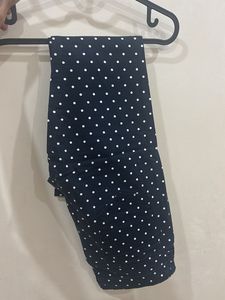 Navy Polka Dot Pants