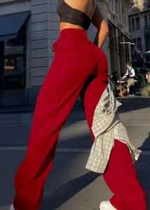 Newme Red Cargo Pants