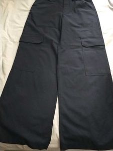Black Cargo Style Pants