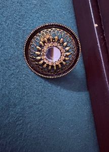Statement Ring - Gold &amp; Black