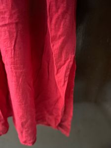 Red Off-Shoulder Tassel Dress