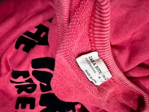 ZARA Graphic Coral Sweatshirt for boys