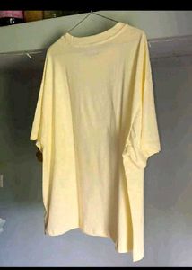 Cute Elephant Print Yellow T-Shirt