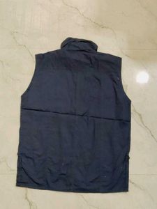 Sleeveless Navy Blue Jacket