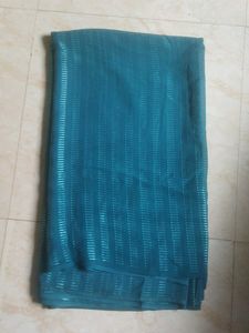 Teal Striped Saree