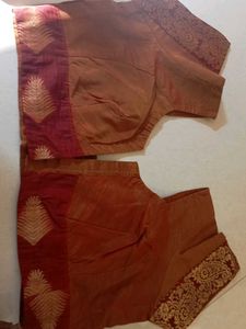 Elegant Brown Embroidered Blouse