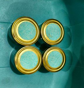 Set of 4 Small Glass Jars with Lids