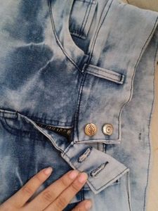 Stylish Acid Wash Jeans