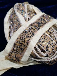 Embellished Fabric lace with beads&sequin