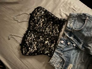 chain corset top
