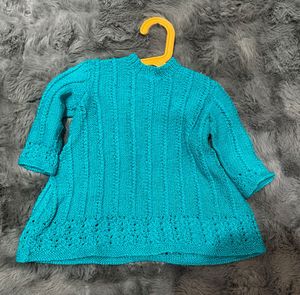 Hand Knit Baby Dress