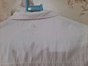 Casual White Denim Jacket