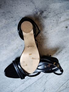 Black Heel Sandal.