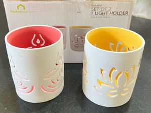 Set of 2 T-Light Holders