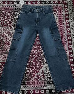 Shein Straight Fit Cargo Jeans