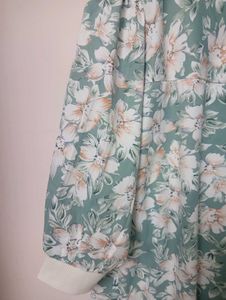 Floral Print Kurta