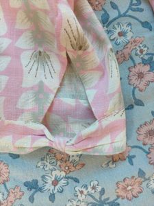 Elegant Pink &amp; White Patterned Kurta set