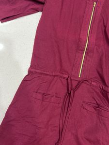 Maroon Casual Dress