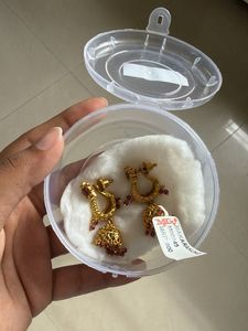 Beautiful 1 Gram Gold Earrings