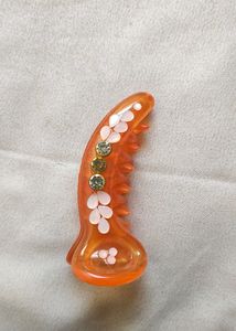Orange Hair Clip