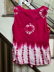 Vibrant Pink Tie-Dye co-ord Set