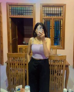 Lilac Smocked Tube Top