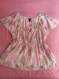 Floral Print Boho Tunic Top