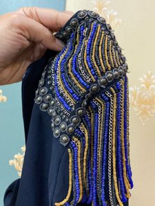 Stunning Embellished Navy Blue Tunic