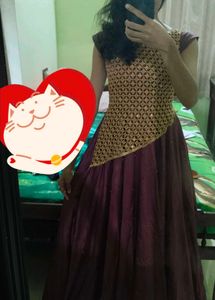 Elegant Maroon Dress
