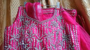 Stunning Pink Embellished Lehenga Choli