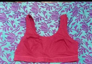 pink sports bra