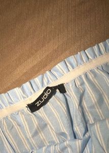 Blue Striped tube top