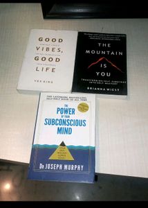 Self-help Improvement Books Set Of 3