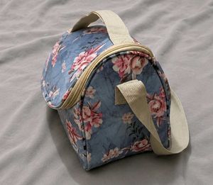 Imported Floral Insulated Lunch Bag