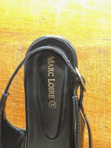 Marc Loire Black Slingback Heels