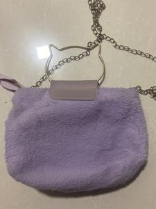 2 Sling Fix Price Fur Purse + Black Round Purs